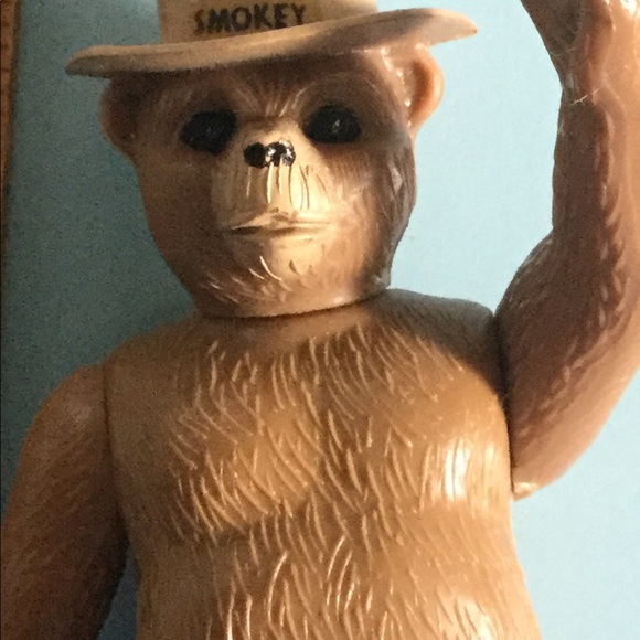 🔥Smokey the Bear 🐻 Vintage Tonka Figurine 80’s - Picture 7 of 16